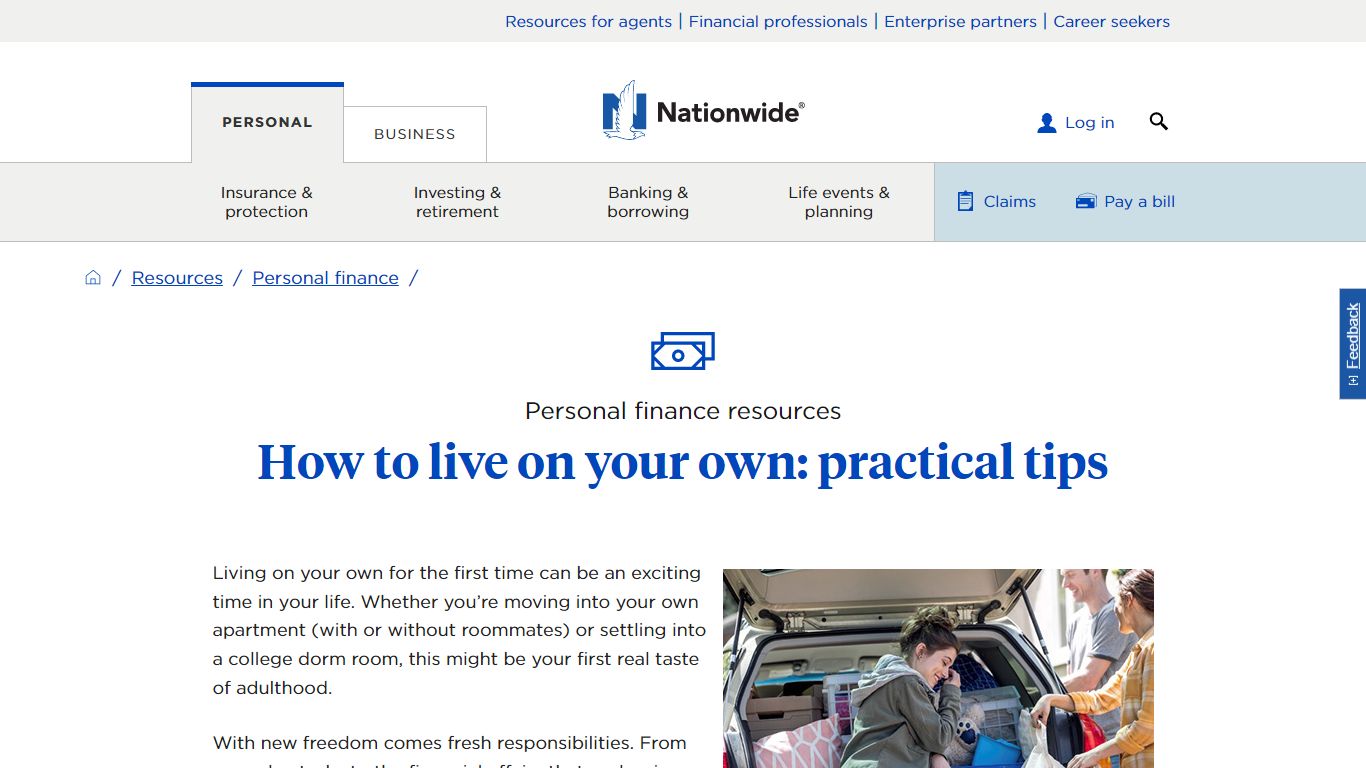 Learn How to Live On Your Own – Nationwide